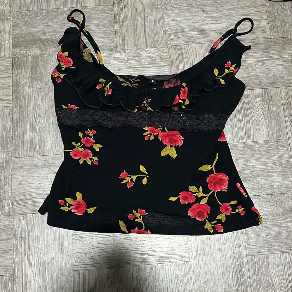Guess floral tank top
